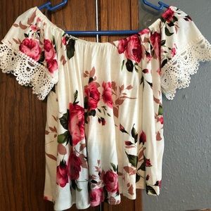 Off the shoulder blouse